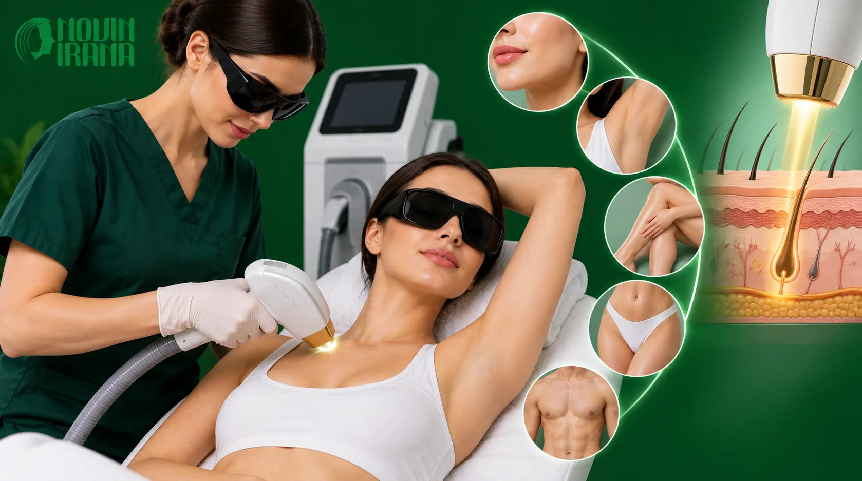 قبل از لیزر کاربردی چه اقداماتی انجام دهیم؟